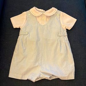 Petit Ami Baby Collared Romper